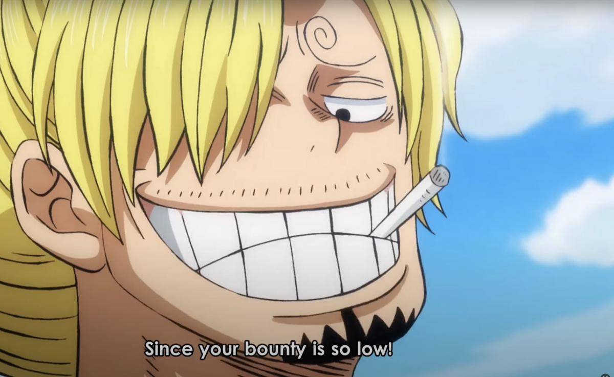 Sanji mengejek Zoro