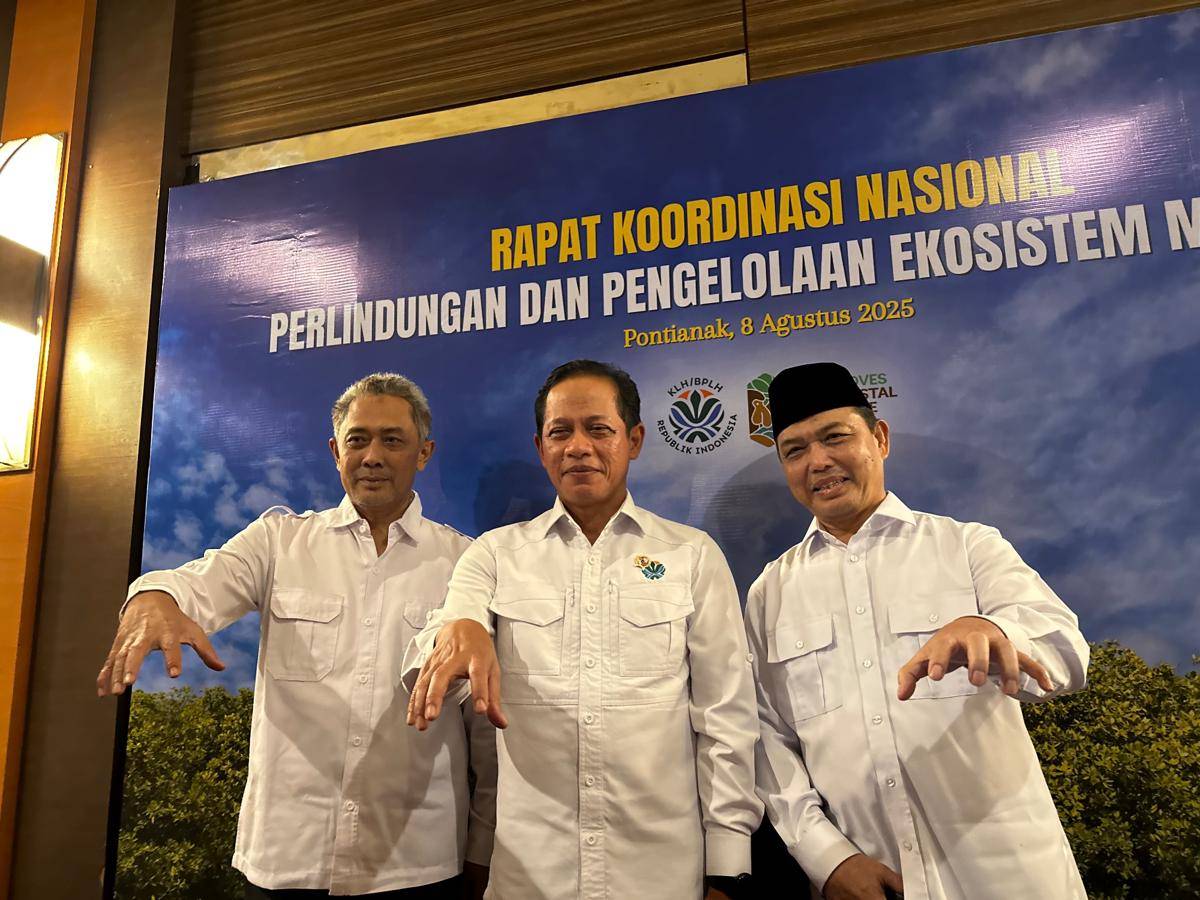 Menteri LH gelar rakor perlindungan dan pengelolaan ekosistem mangrove.