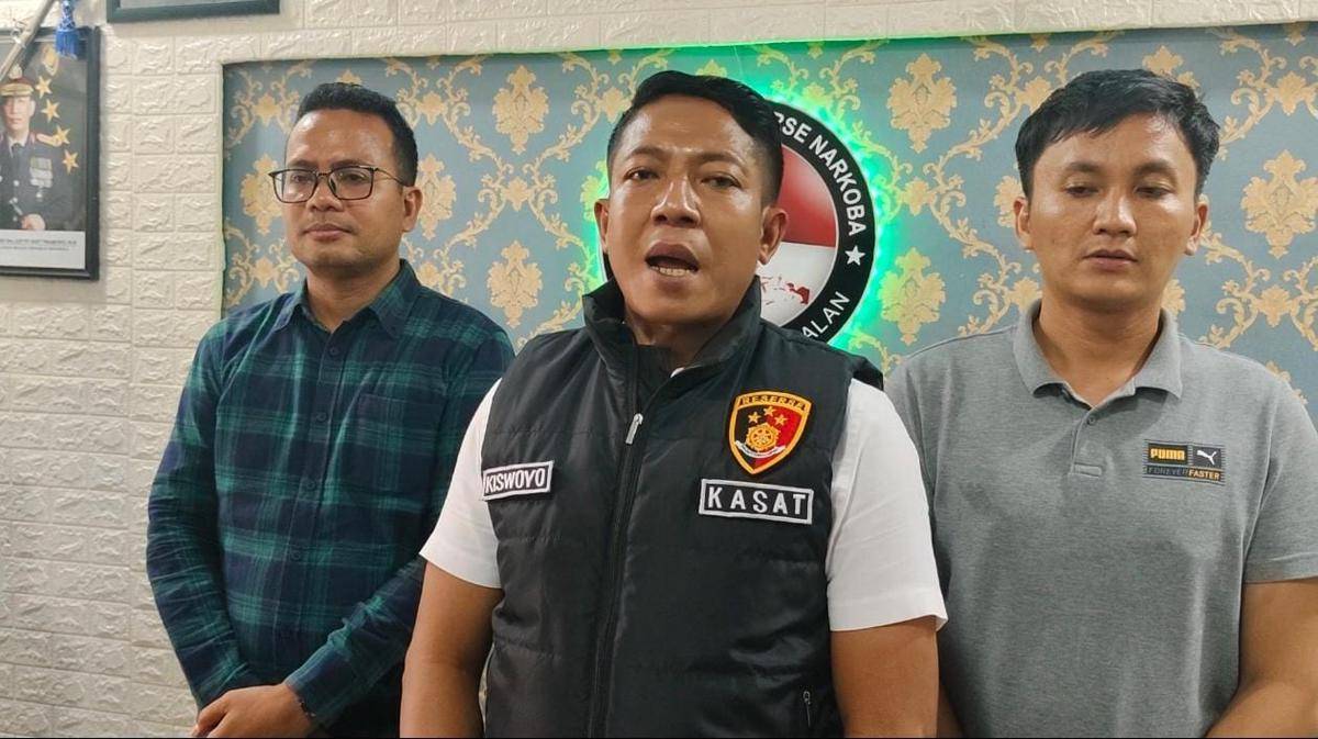 Kasatresnarkoba Polres Bangkalan, Iptu Kiswoyo Supriyanto.