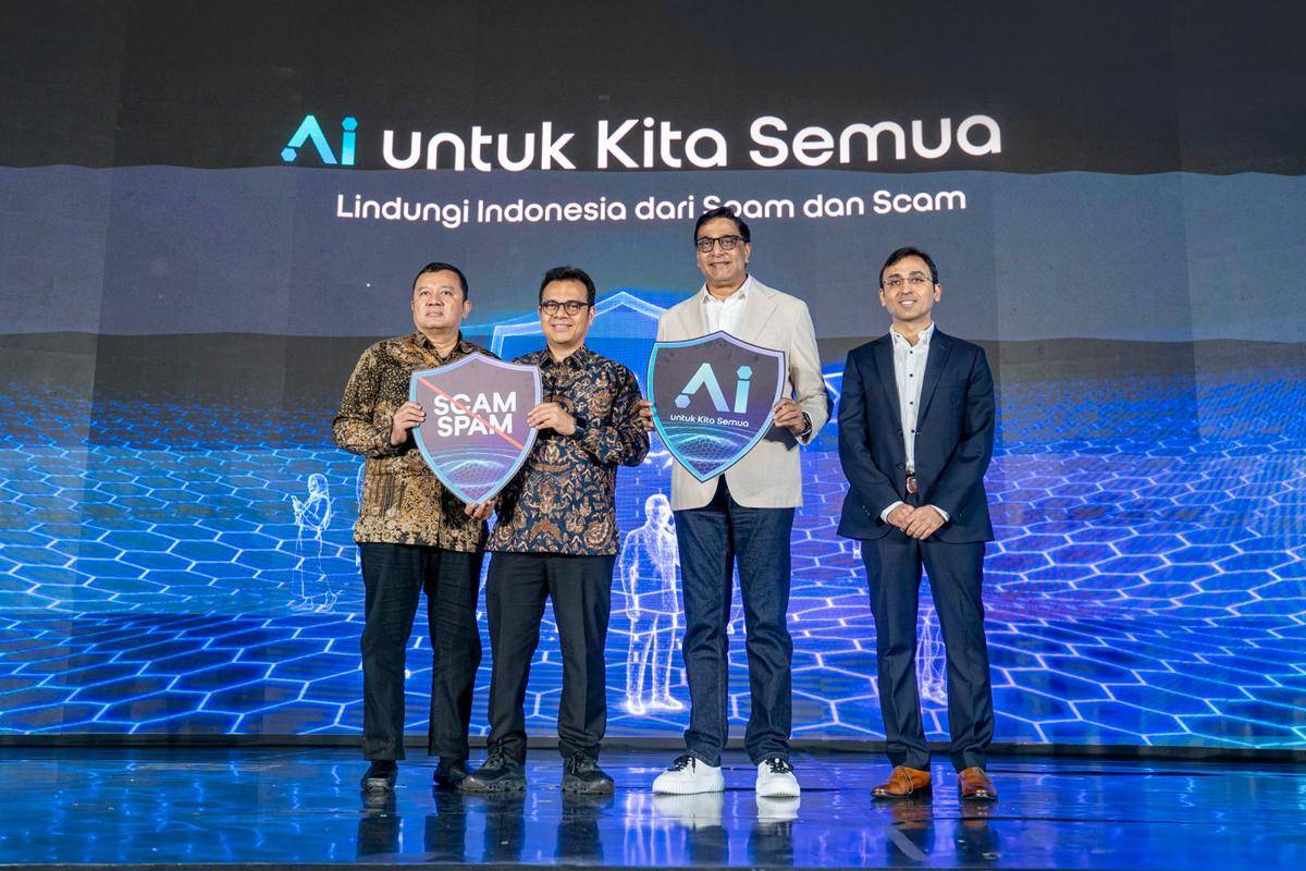 Indosat, anti spam, anti scam, artificial intelligence