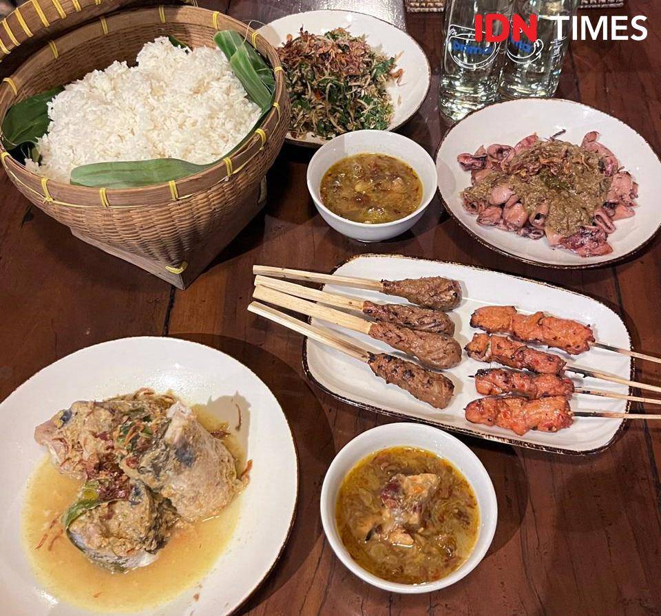 Potret sajian di Dapur Bali Moela, Buleleng, Bali