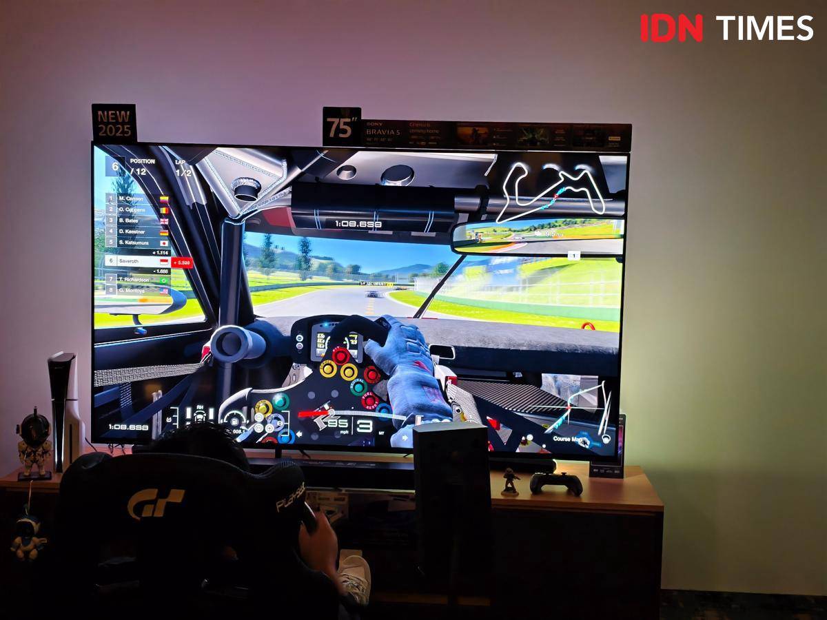 Sony Rilis TV BRAVIA 5 II 2025 (IDN Times/Fatkhur Rozi)
