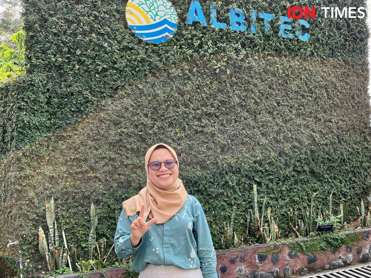 Falasifah, Direktur PT Alga Bioteknologi Indonesia (Albitec) Semarang. (IDN Times/Dhana Kencana)