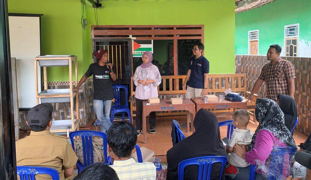 Tim Kuliah Kerja Nyata (KKN) Program Desa Binaan Institut Teknologi Sumatera (Itera) Gelar Pelatihan Budidaya Maggot di Desa Purwodadi Dalam, Kecamatan Tanjung Sari