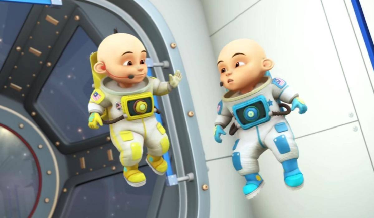 Upin dan Ipin jadi astronaut (dok. Les' Copaque Production/Upin & Ipin)