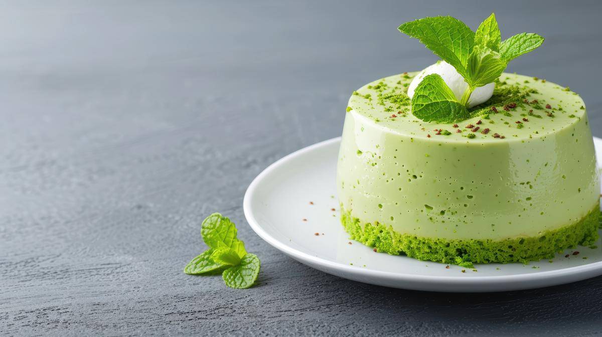ilustrasi matcha pudding (vecteezy.com/Adam Zubek-Nizol)
