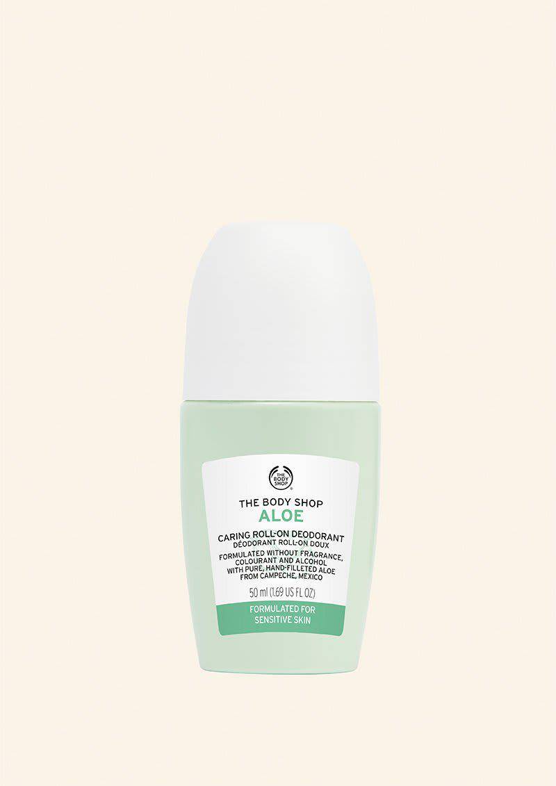 The Body Shop Aloe Caring Roll-On Deodorant (thebodyshop.co.id)