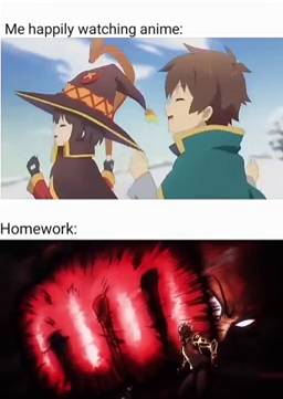 meme anime tentang PR