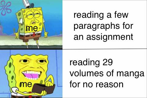 meme anime tentang PR