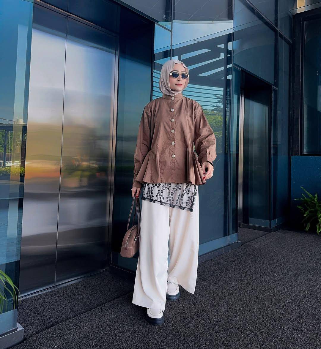 Outfit loafers Viki Fitria