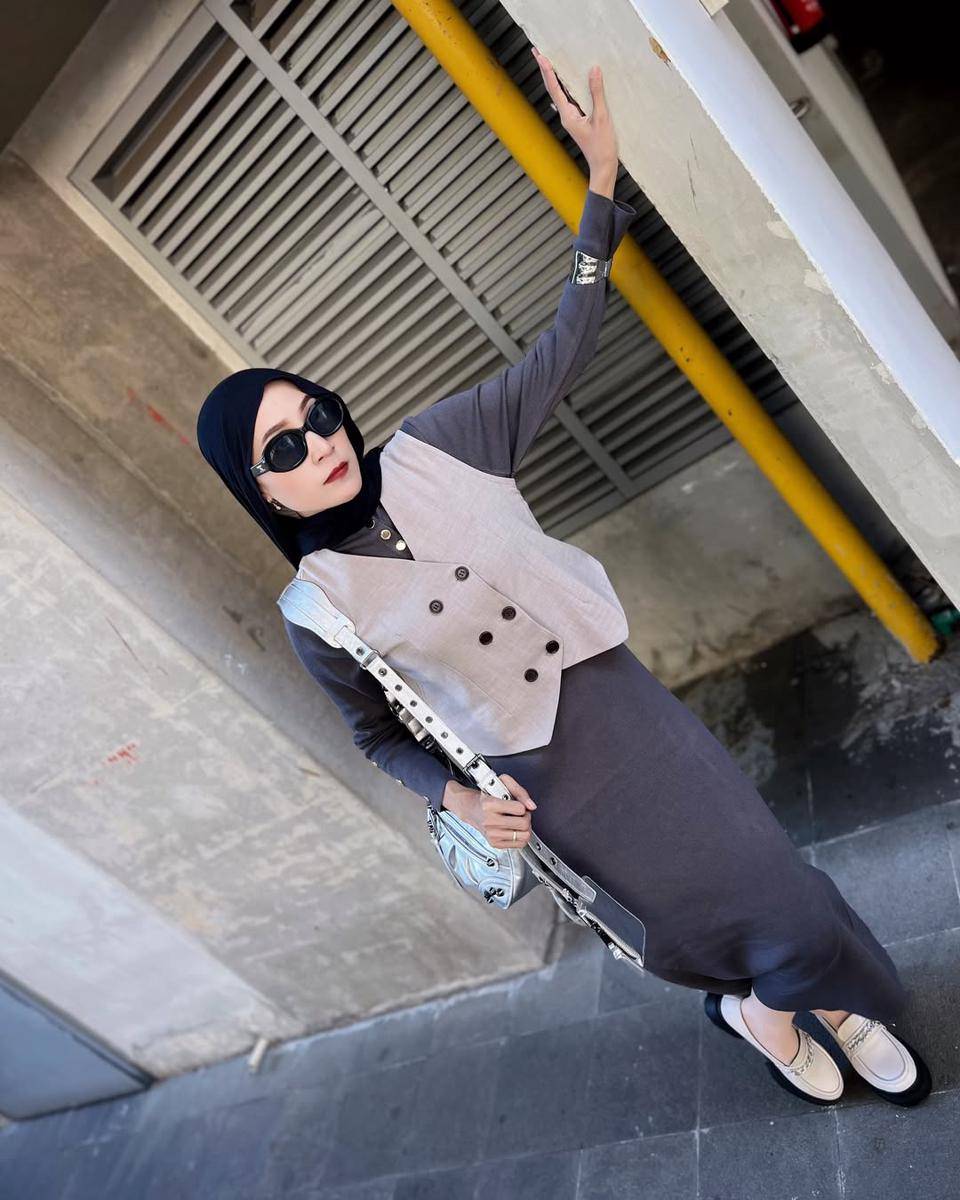 OOTD hijab Viki Fitria 
