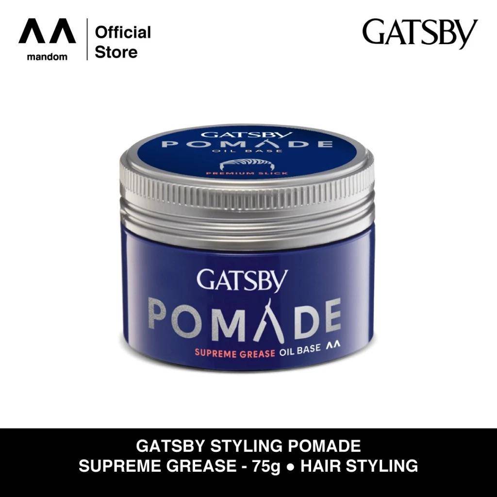 Gatsby Styling Pomade Supreme Grease Oil Base (shopee.co.id/Mandom Official Shop)
