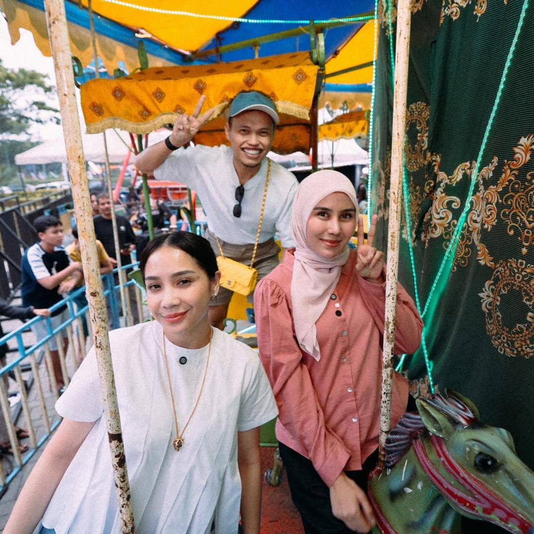 potret Syahnaz, Nagita Slavina dan Wanda Hara