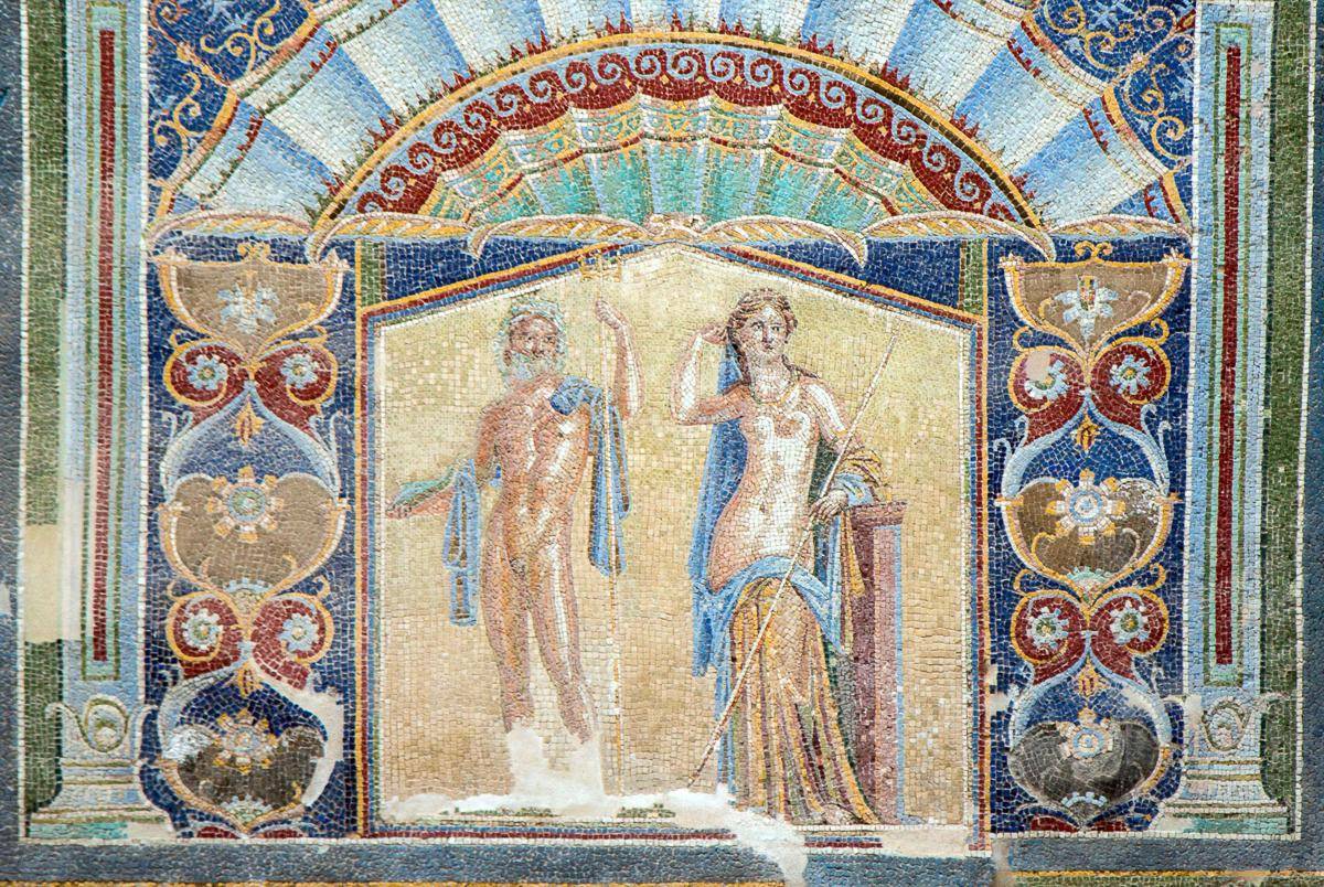 Poseidon-Neptune and Amphitrite (Commons.wikimedia.org/Andrea Schaffer)