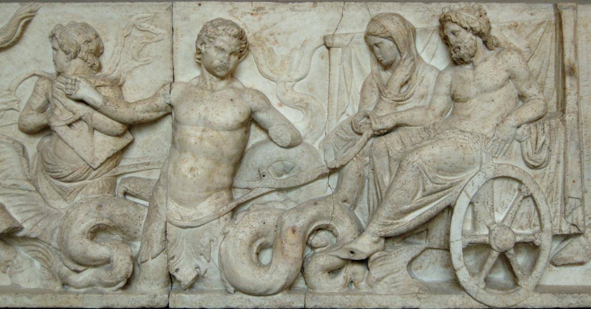 Sea thiasos for the wedding of Poseidon and Amphitrite (Commons.wikimedia.org/BiBi Saint-pol)