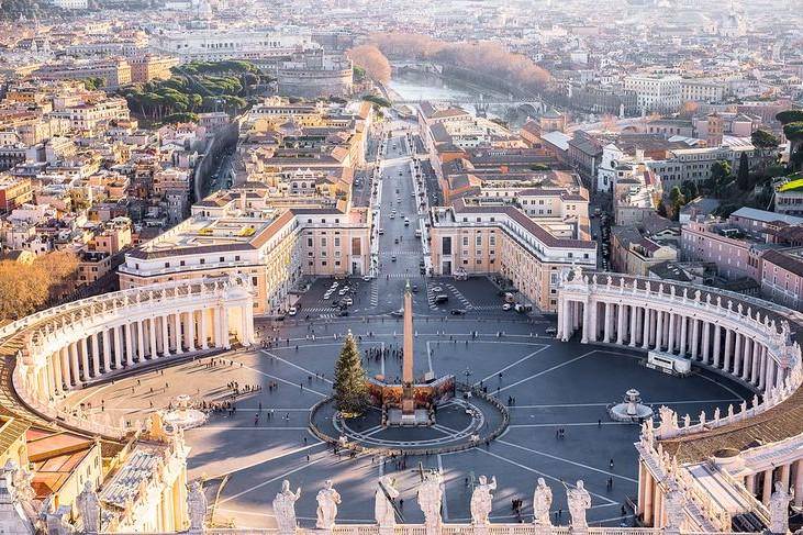 Vatikan, negara kecil tanpa sungai dan tanpa masalah air. (Pinterest/Italy Magazine)