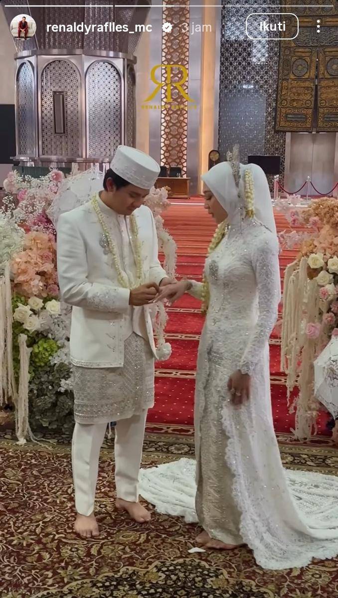 Akad nikah Arbani Yasiz dan Raissa Ramadhani pada Sabtu, 9 Agustus 2025 di Masjid Istiqlal Jakarta