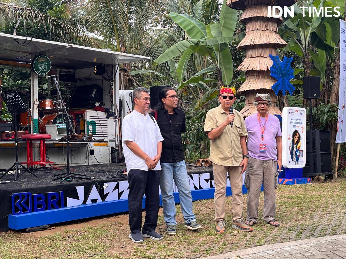 Peresmian pameran seni dan batik di Jazz Gunung Ijen 2025