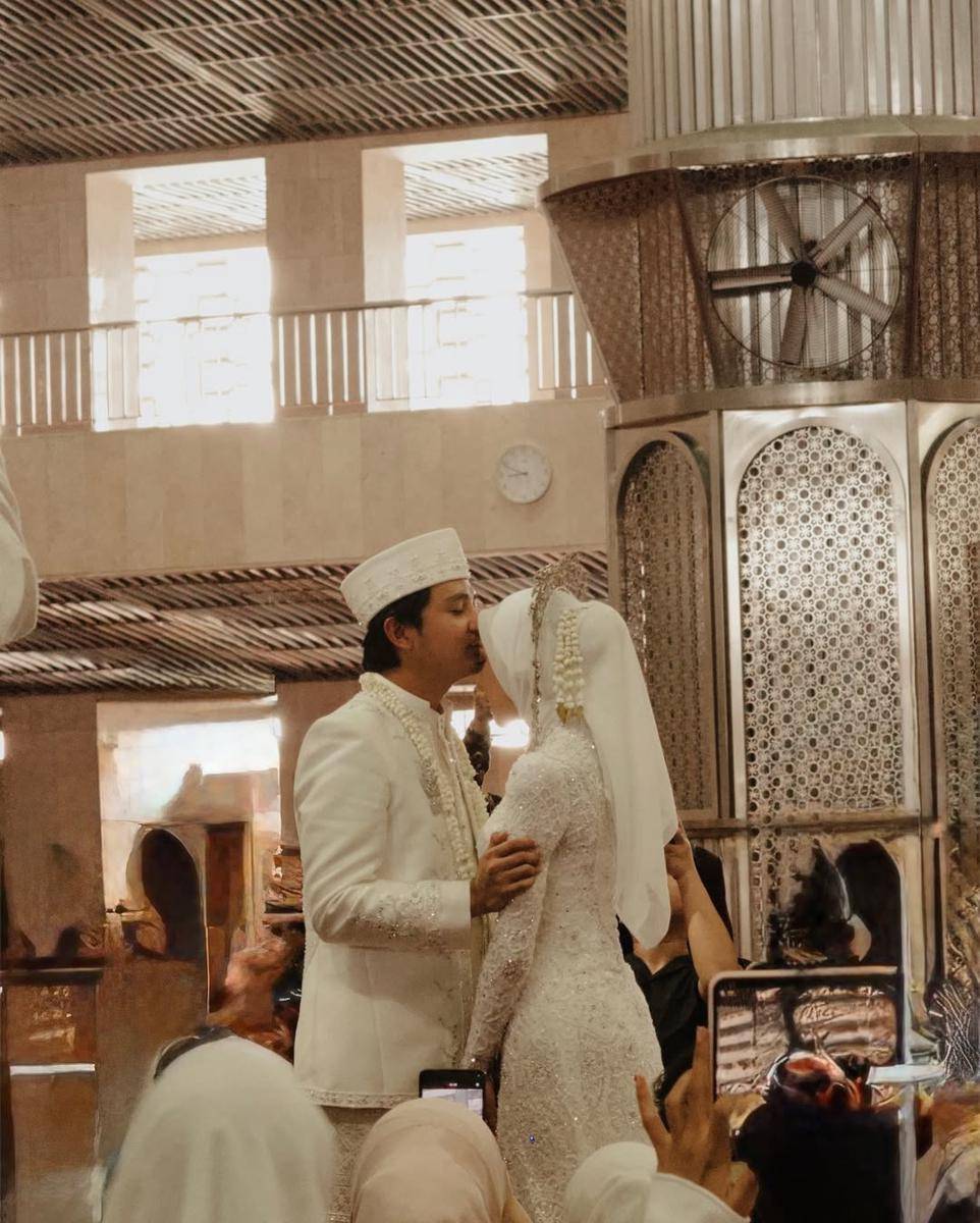 Akad nikah Arbani Yasiz dan Raissa Ramadhani pada Sabtu, 9 Agustus 2025 di Masjid Istiqlal Jakarta