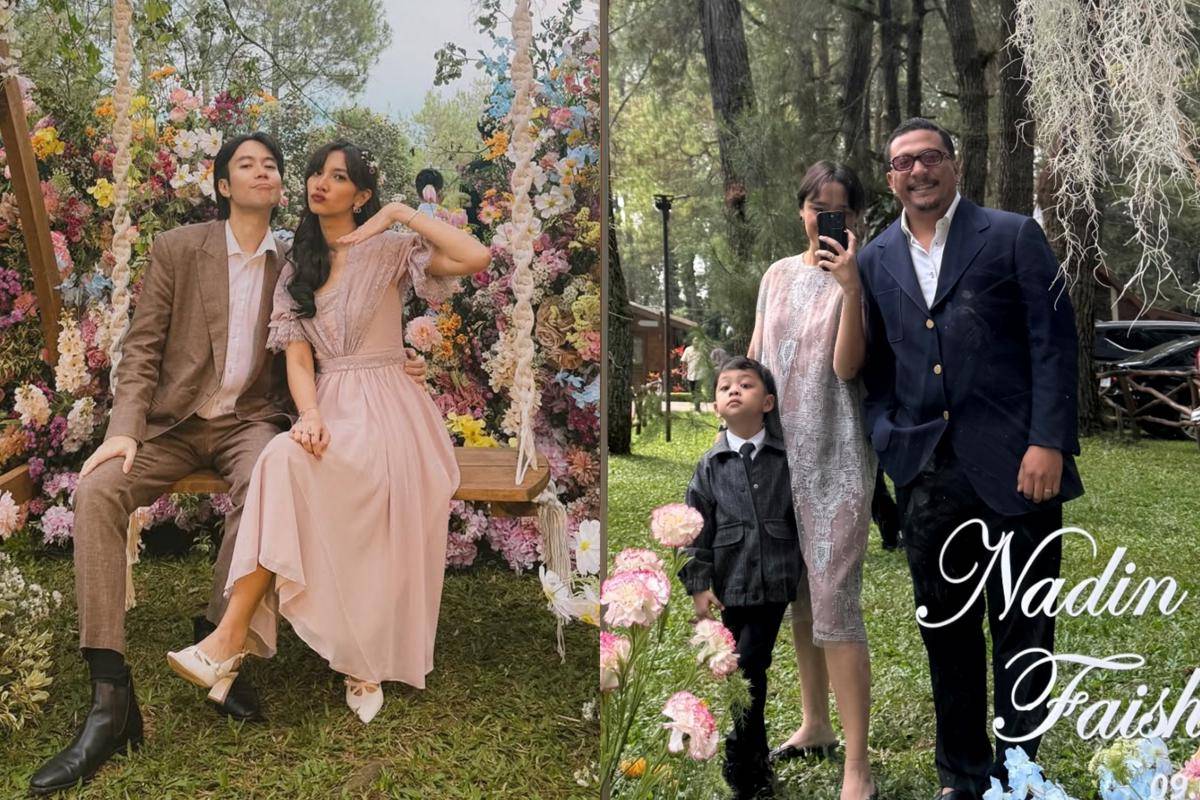 Tamu artis di resepsi pernikahan Nadin Amizah dan Faishal Tanjung pada Sabtu, 9 Agustus 2025