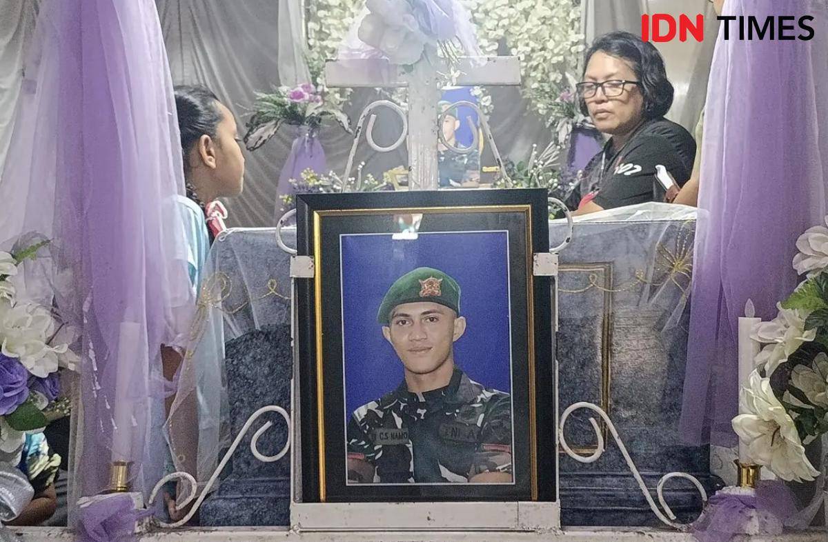 Potret Prada Lucky Chepril Saputra Namo yang meninggal diduga dianiaya oleh para senior di TNI AD. (IDN Times/Putra Bali Mula)