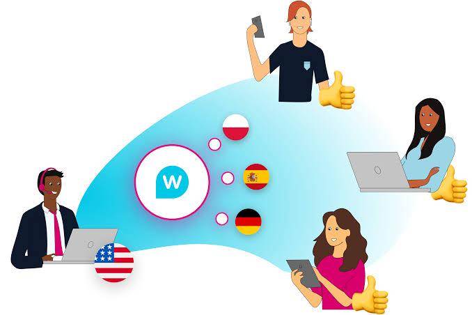 ilustrasi penerjemahan real-time