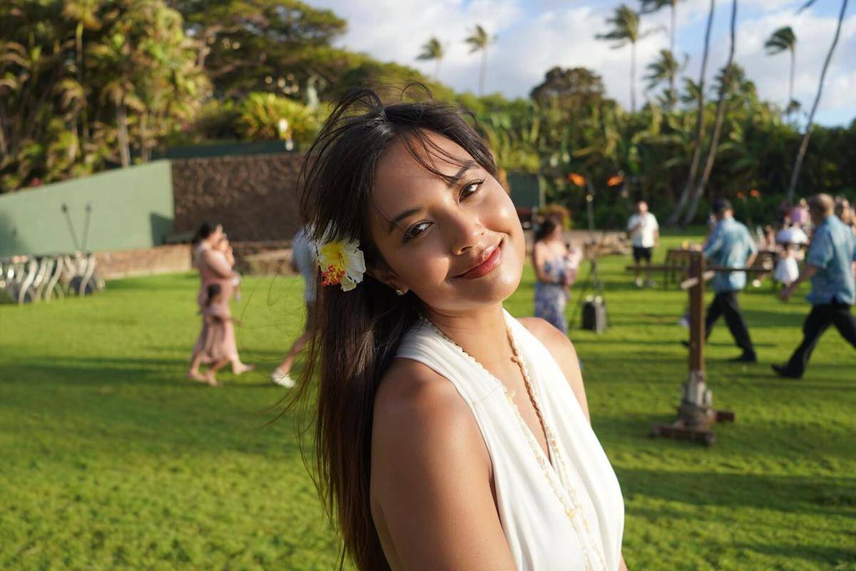 Babymoon Aurelie Moeremans di Hawaii (Instagram.com/aurelie)