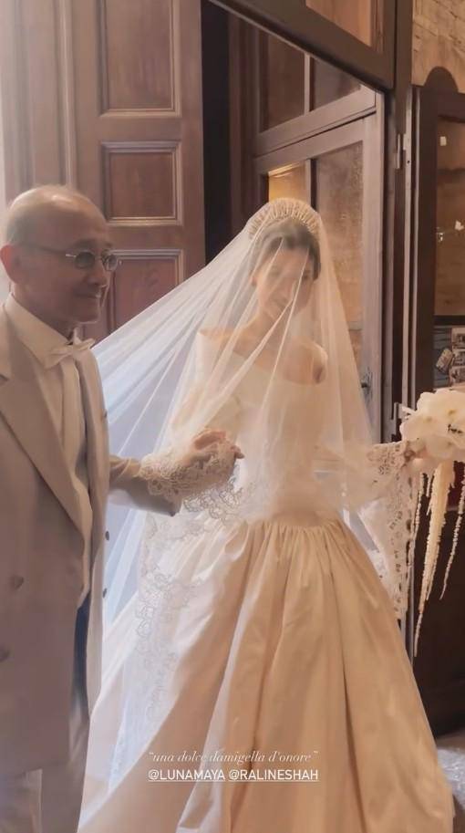 Pernikahan Millane Fernadez dan Max Kordek di Italia