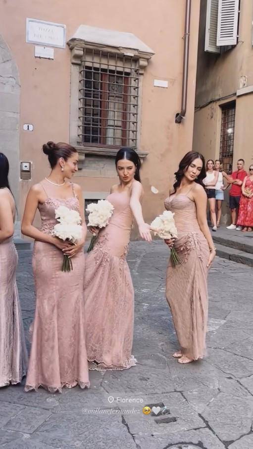 Potret Luna Maya Jadi Bridesmaid di Pernikahan Millane Fernandez