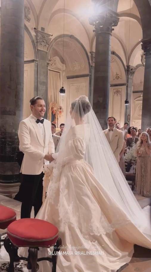 Pernikahan Millane Fernadez dan Max Kordek di Italia