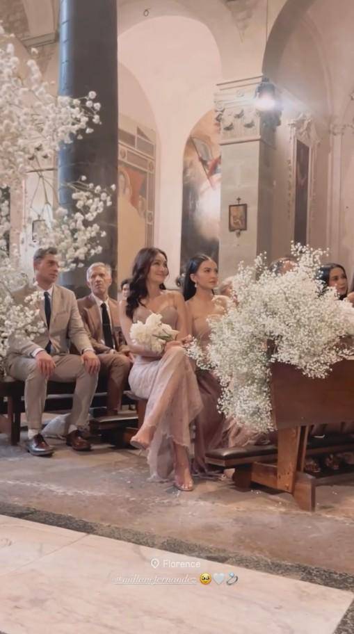 Potret Luna Maya Jadi Bridesmaid di Pernikahan Millane Fernandez