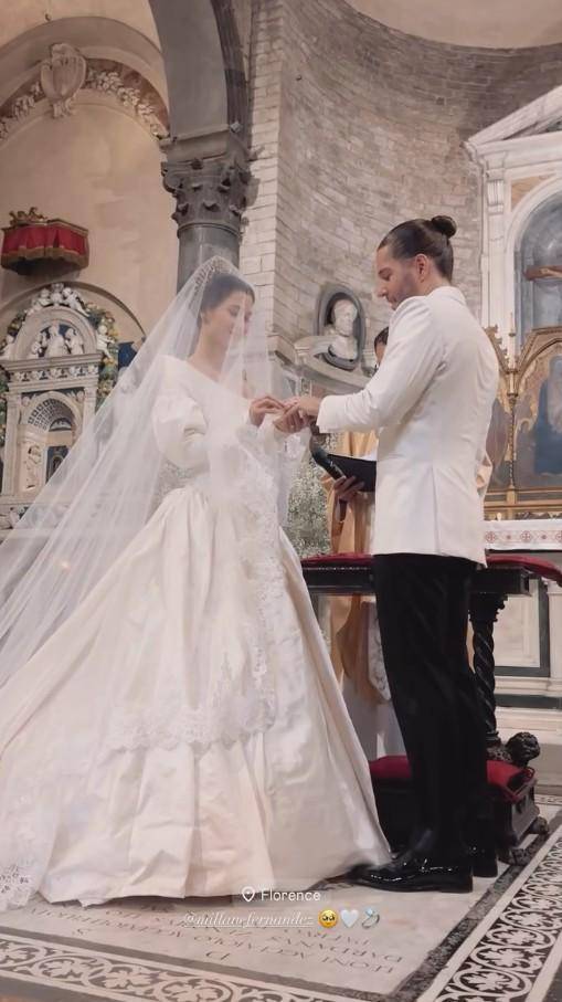 Pernikahan Millane Fernadez dan Max Kordek di Italia