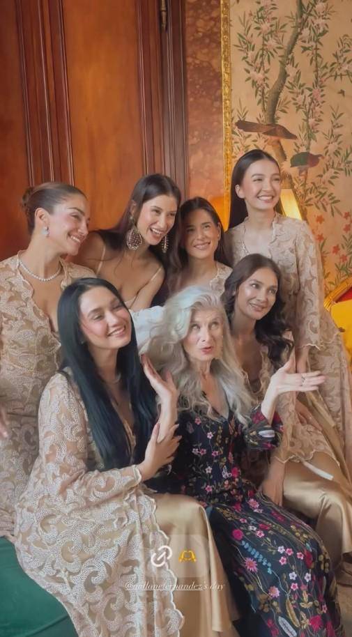 Potret Luna Maya Jadi Bridesmaid di Pernikahan Millane Fernandez