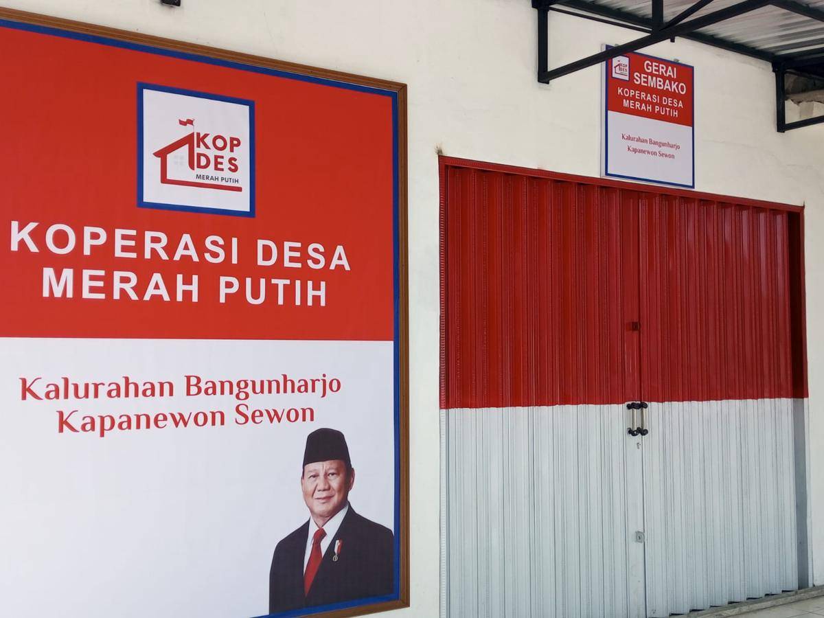 Koperasi Desa Merah Putih Bangunharjo Kapanewon Sewon Kabupaten Bantul.(IDN Times/Daruwaskita)