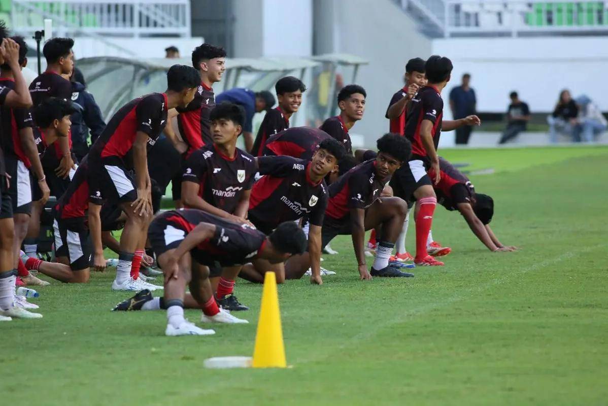 Timnas Indonesia U-17 Latihan di Stadion Utama Sumatera Utara (Dok. IDN Times)