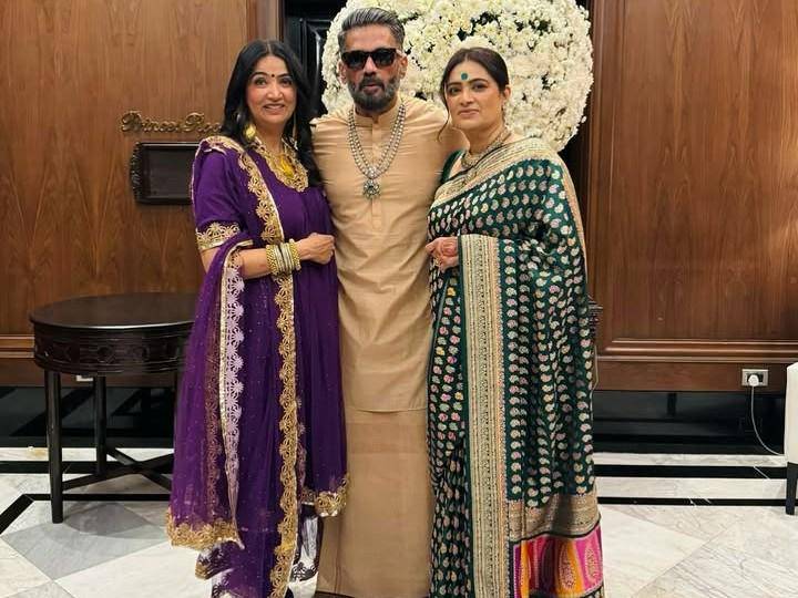Suniel Shetty dan saudaranya