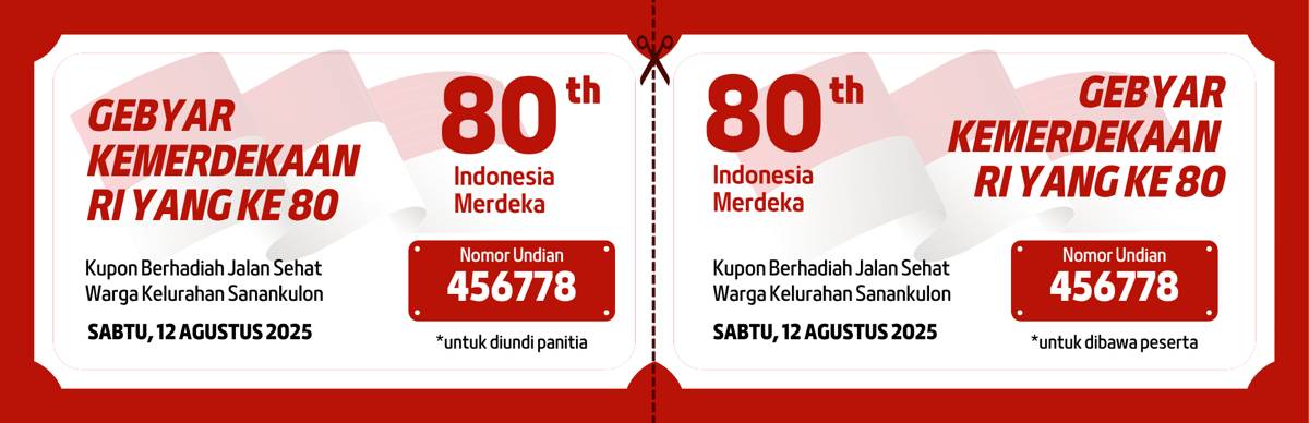 contoh kupon jalan sehat (canva.com/Bornx Design)