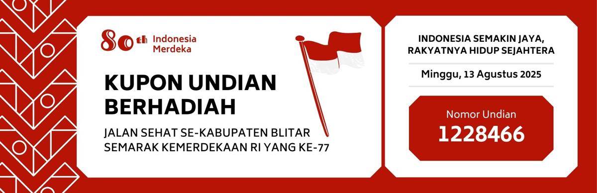 contoh kupon jalan sehat (canva.com/Bornx Design)