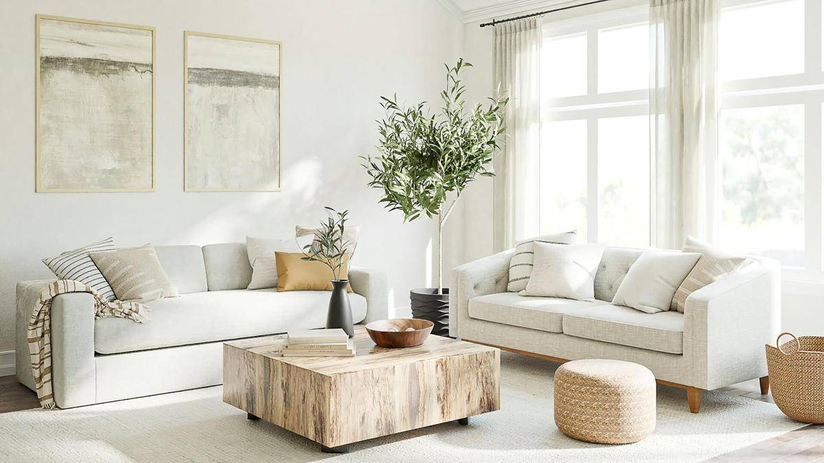 ilustrasi desain living room