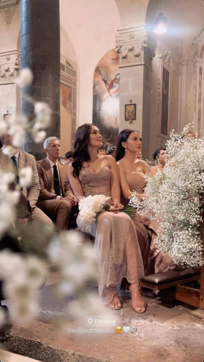 potret Luna Maya jadi bridesmaid Millane Fernandez (instagram.com/lunamaya)