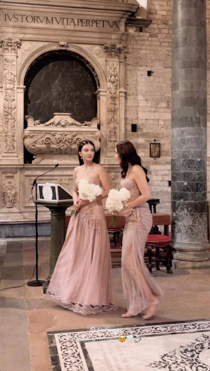 potret Luna Maya jadi bridesmaid Millane Fernandez (instagram.com/lunamaya)