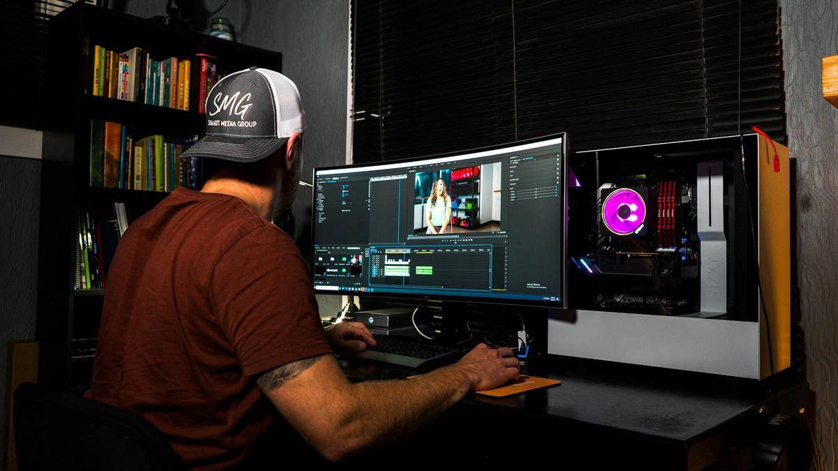 ilustrasi editing videos 