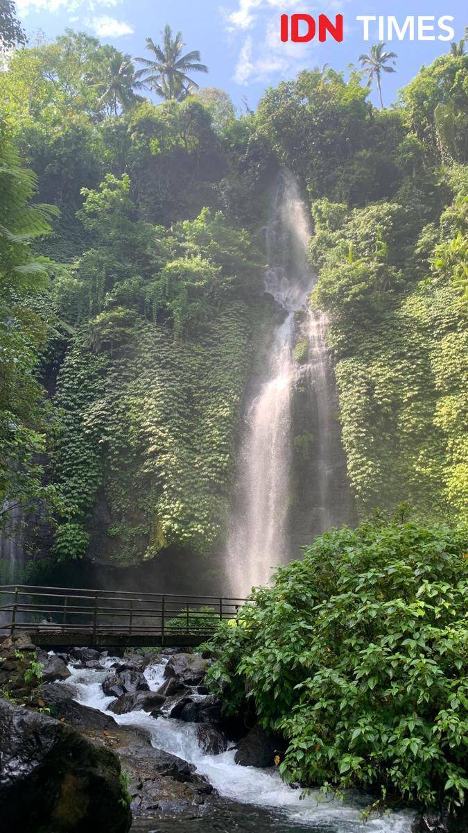 Potret Air Terjun Sekumpul Bali 
