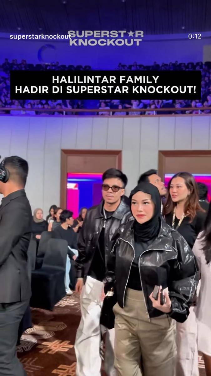 Keluarga Atta dan Thariq Halilintar nonton duel El Rumi Vs Jefri Nichol