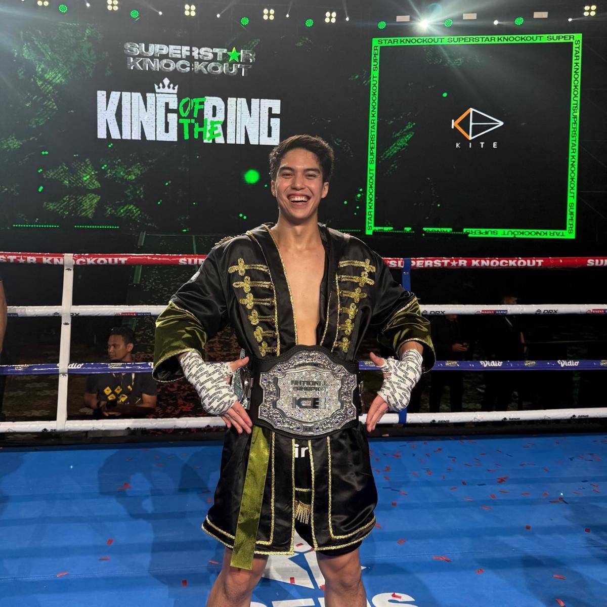 El Rumi menang tinju lawan Jefri Nichol