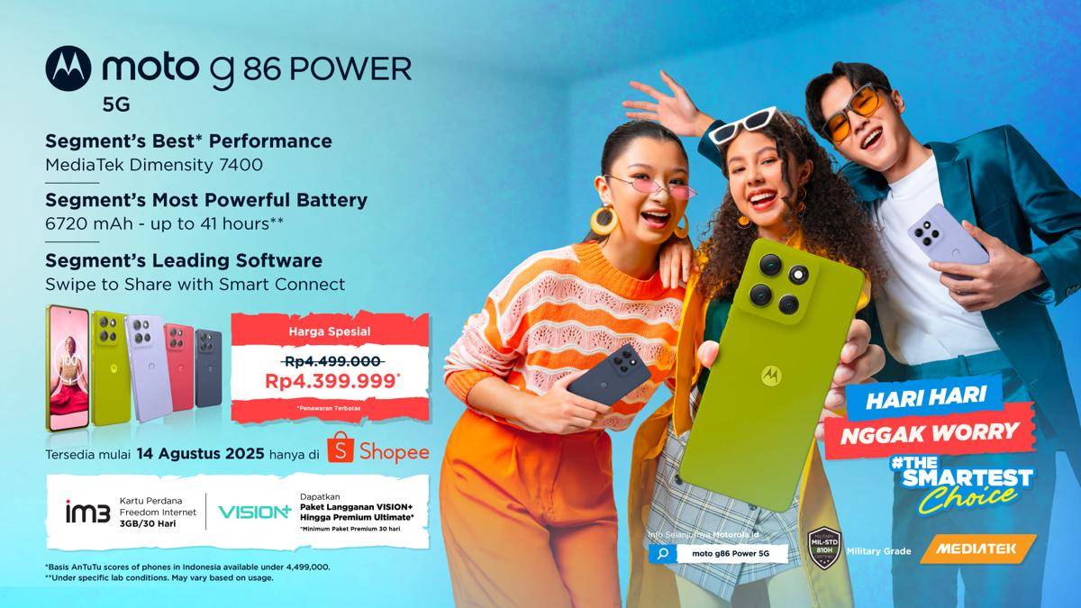 ilustrasi Moto G86 5G (dok. Motorola)