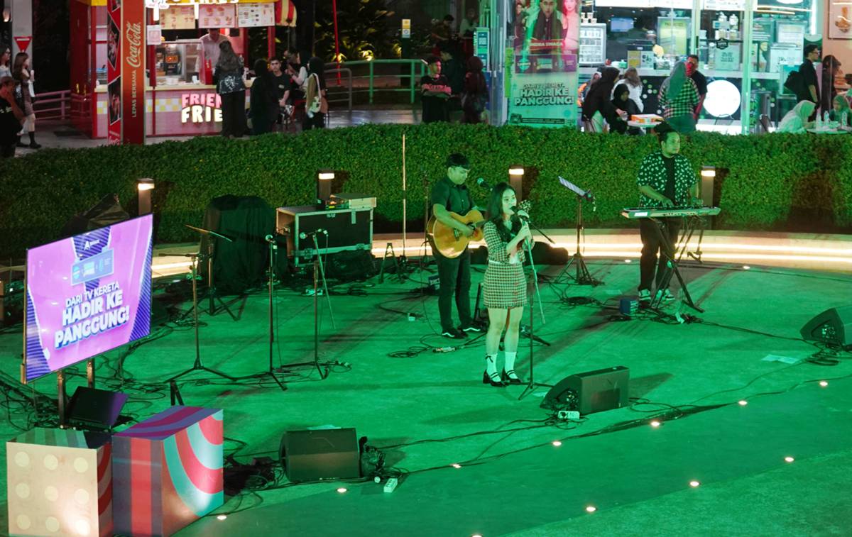 SPPACE Musik di Taman Literasi Martha Christina Tiahahu Jakarta pada Rabu (6/8/2025)