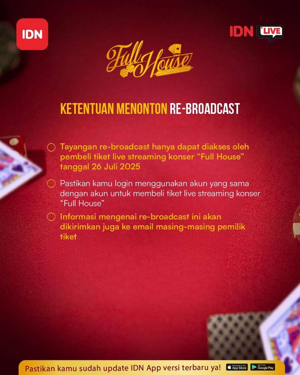 cara nonton ulang konser JKT48 Full House