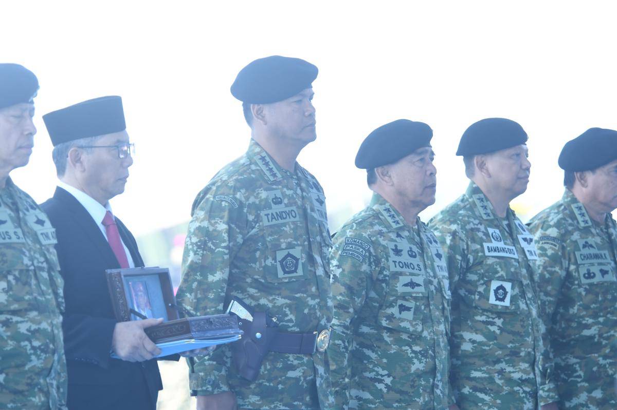 Letnan Jenderal Tandyo Budi Revita ketika dilantik menjadi Wakil Panglima TNI di upacara kehormatan di Batujajar, Bandung pada 10 Agustus 2025. (Dokumentasi TNI AD)