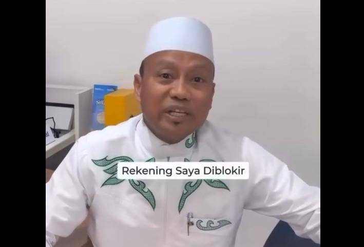 Ustaz Das'ad Latief menceritakan kronologi rekening bank miliknya diblokir